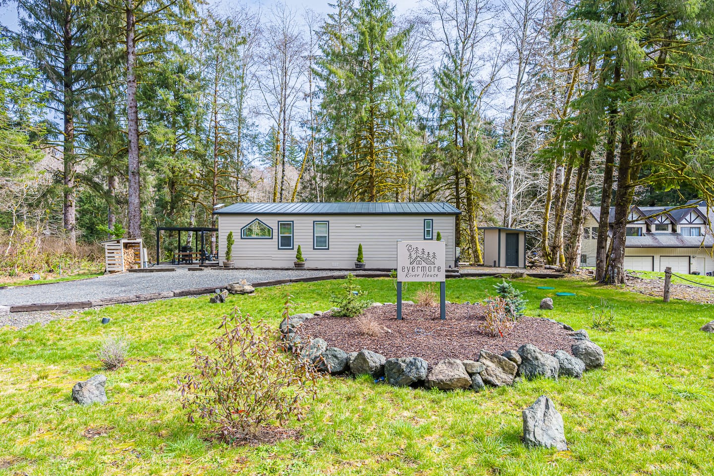 Evermore: River House — tiny home vacation rental in Forks, WA near Olympic National Park, photo 2